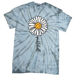 Pickleball Daisy Flower Tie-Dye T-Shirt