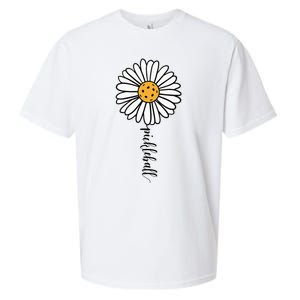 Pickleball Daisy Flower Sueded Cloud Jersey T-Shirt