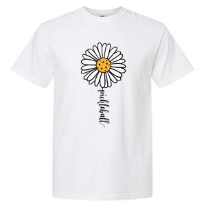 Pickleball Daisy Flower Garment-Dyed Heavyweight T-Shirt