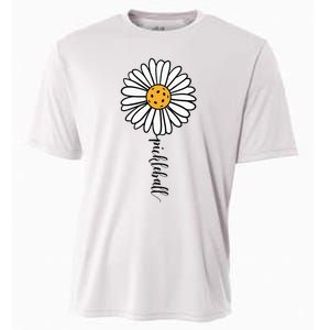 Pickleball Daisy Flower Cooling Performance Crew T-Shirt