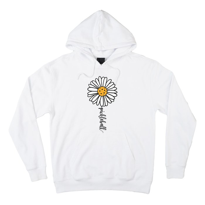 Pickleball Daisy Flower Hoodie