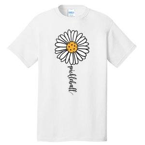 Pickleball Daisy Flower Tall T-Shirt