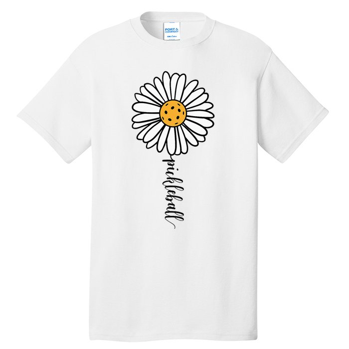 Pickleball Daisy Flower Tall T-Shirt