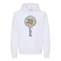 Pickleball Daisy Flower Premium Hoodie