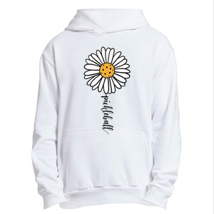 Pickleball Daisy Flower Urban Pullover Hoodie