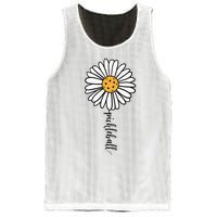 Pickleball Daisy Flower Mesh Reversible Basketball Jersey Tank