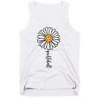 Pickleball Daisy Flower Tank Top