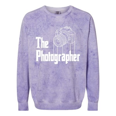 Photographer Design For Photography Lover Gift Colorblast Crewneck Sweatshirt