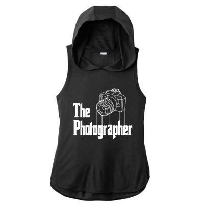 Photographer Design For Photography Lover Gift Ladies PosiCharge Tri-Blend Wicking Draft Hoodie Tank