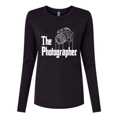 Photographer Design For Photography Lover Gift Womens Cotton Relaxed Long Sleeve T-Shirt