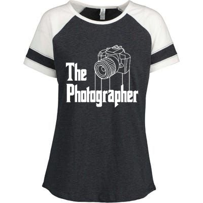 Photographer Design For Photography Lover Gift Enza Ladies Jersey Colorblock Tee