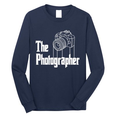 Photographer Design For Photography Lover Gift Long Sleeve Shirt