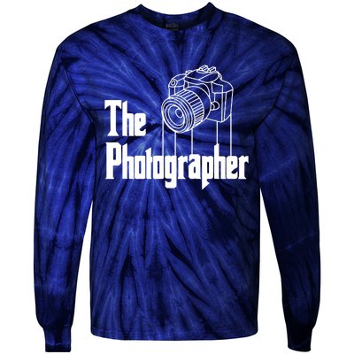 Photographer Design For Photography Lover Gift Tie-Dye Long Sleeve Shirt