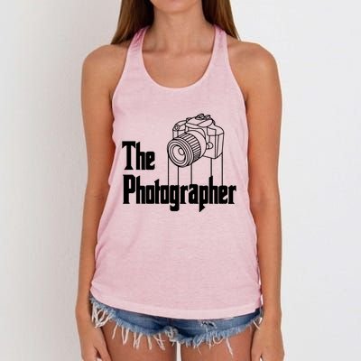 Photographer Design For Photography Lover Gift Women's Knotted Racerback Tank