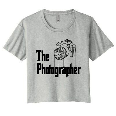 Photographer Design For Photography Lover Gift Women's Crop Top Tee