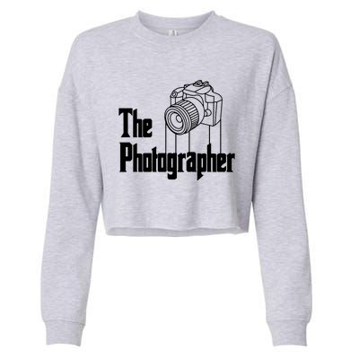 Photographer Design For Photography Lover Gift Cropped Pullover Crew