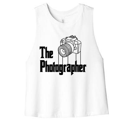 Photographer Design For Photography Lover Gift Women's Racerback Cropped Tank