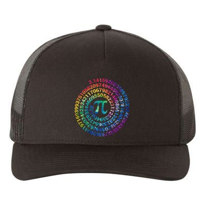 Pi Day For Math Lovers 3 14 Nerdy Symbols Tie Dye Numbers Funny Gift Yupoong Adult 5-Panel Trucker Hat