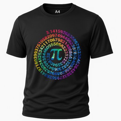 Pi Day For Math Lovers 3 14 Nerdy Symbols Tie Dye Numbers Funny Gift Cooling Performance Crew T-Shirt