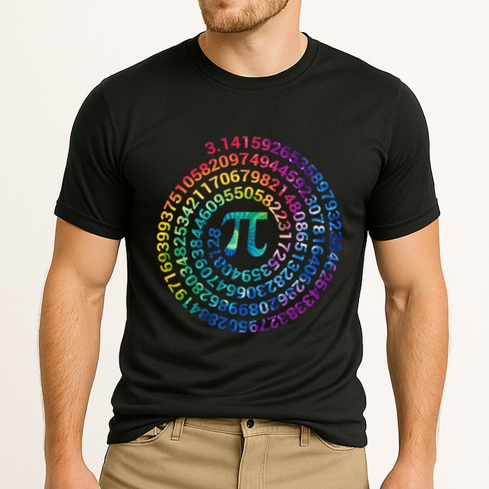 Pi Day For Math Lovers 3 14 Nerdy Symbols Tie Dye Numbers Funny Gift Performance Shirt