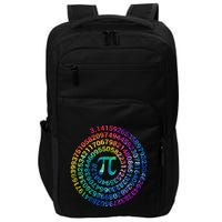 Pi Day For Math Lovers 3 14 Nerdy Symbols Tie Dye Numbers Funny Gift Impact Tech Backpack