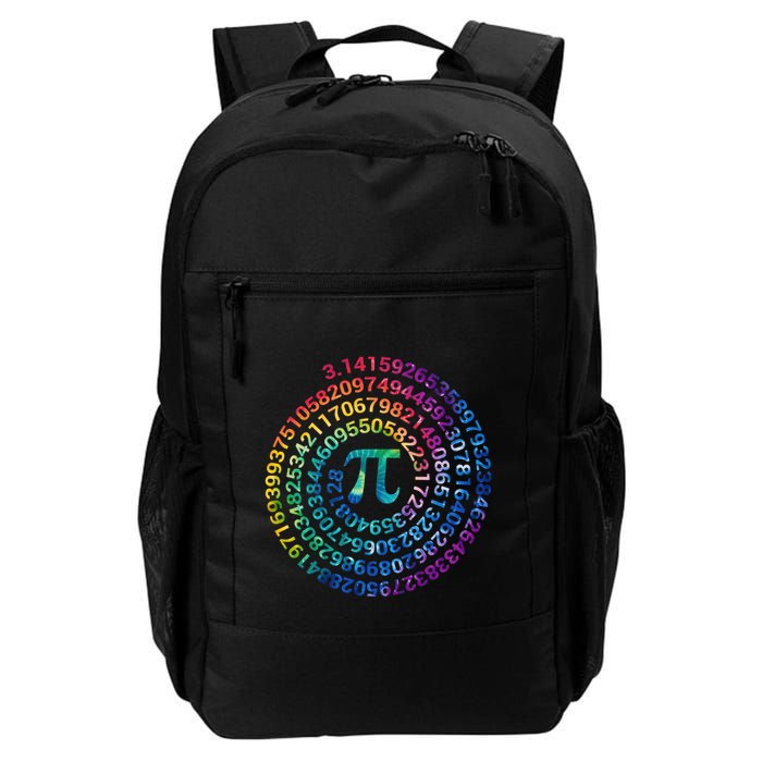 Pi Day For Math Lovers 3 14 Nerdy Symbols Tie Dye Numbers Funny Gift Backpack