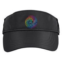 Pi Day For Math Lovers 3 14 Nerdy Symbols Tie Dye Numbers Funny Gift Adult Drive Performance Visor