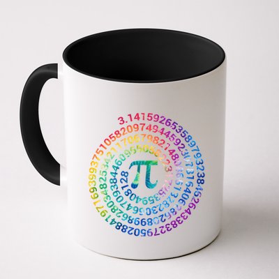 Pi Day For Math Lovers 3 14 Nerdy Symbols Tie Dye Numbers Funny Gift Mug