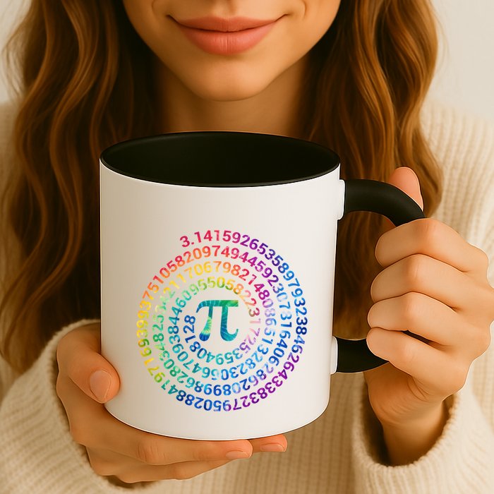 Pi Day For Math Lovers 3 14 Nerdy Symbols Tie Dye Numbers Funny Gift Mug