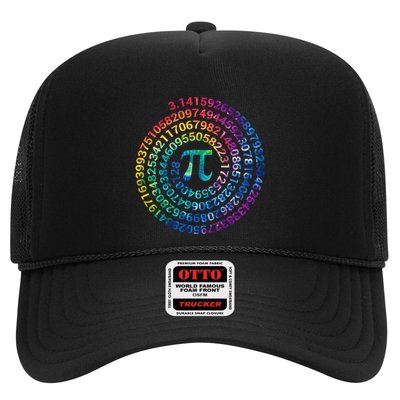 Pi Day For Math Lovers 3 14 Nerdy Symbols Tie Dye Numbers Funny Gift Trucker Hat