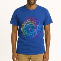 Pi Day For Math Lovers 3 14 Nerdy Symbols Tie Dye Numbers Funny Gift Tall T-Shirt