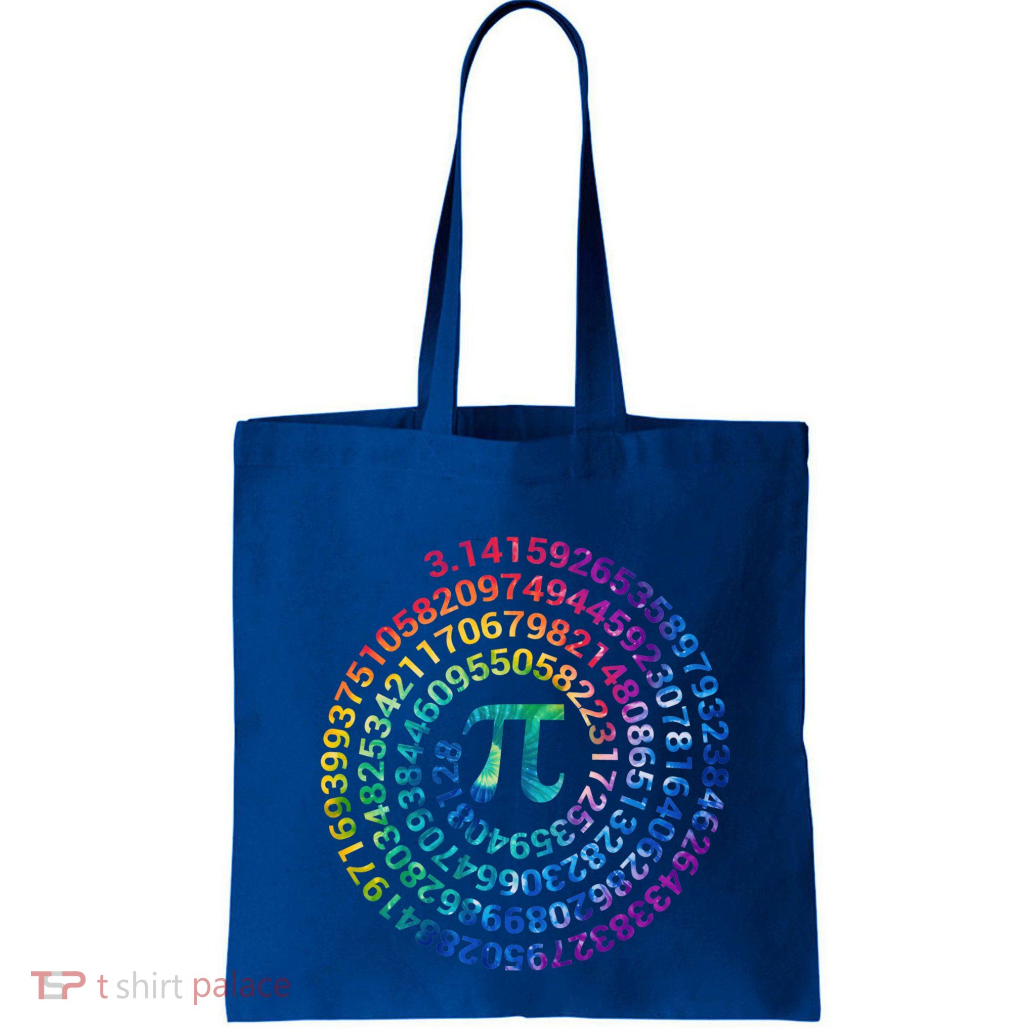 Pi Day For Math Lovers 3 14 Nerdy Symbols Tie Dye Numbers Funny Gift Bag