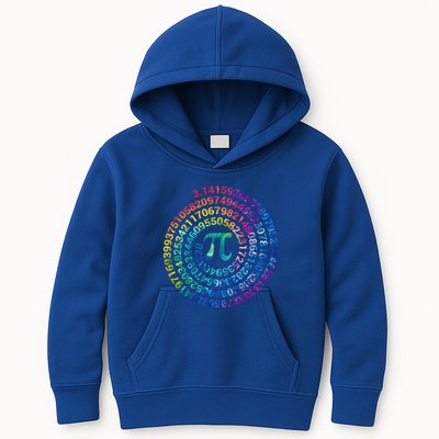 Pi Day For Math Lovers 3 14 Nerdy Symbols Tie Dye Numbers Funny Gift Kids Hoodie