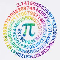 Pi Day For Math Lovers 3 14 Nerdy Symbols Tie Dye Numbers Funny Gift Garment-Dyed Sweatshirt