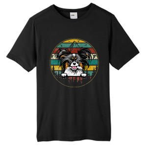 Papillion Dog Father's Day Christmas For Dog Dad Mom Tall Fusion ChromaSoft Performance T-Shirt