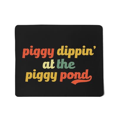 Piggy Dippin Funny Meme Piggydippin Joke Cat Paw Water Bowl Mousepad