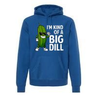 Pickle Design For Big Dill Pickle Lover Premium Hoodie