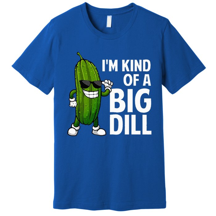 Pickle Design For Big Dill Pickle Lover Premium T-Shirt