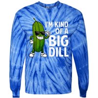 Pickle Design For Big Dill Pickle Lover Tie-Dye Long Sleeve Shirt