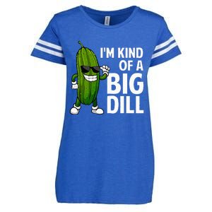 Pickle Design For Big Dill Pickle Lover Enza Ladies Jersey Football T-Shirt