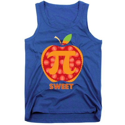 Pi Day Funny Apple Pie Humor Math Teacher Student Gift Tank Top