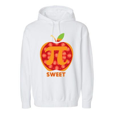 Pi Day Funny Apple Pie Humor Math Teacher Student Gift Garment-Dyed Fleece Hoodie