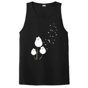 Pomeranian Dandelion Flower Tee Pomeranian Costume Gifts PosiCharge Competitor Tank