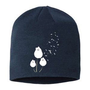 Pomeranian Dandelion Flower Tee Pomeranian Costume Gifts Sustainable Beanie