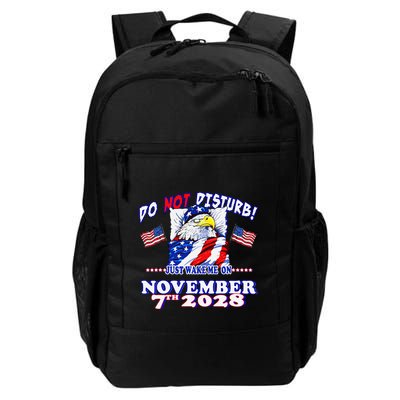 Pro Democracy Fourth July 4th Sarcastic Election Eagle 2028 Daily Commute Backpack