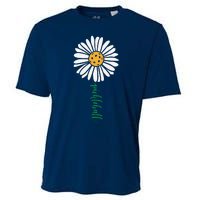 Pickleball Daisy Flower Cooling Performance Crew T-Shirt