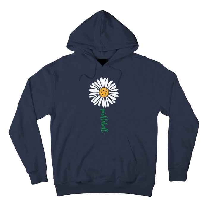 Pickleball Daisy Flower Hoodie