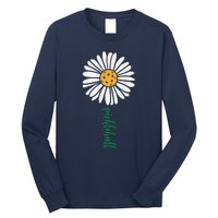 Pickleball Daisy Flower Long Sleeve Shirt