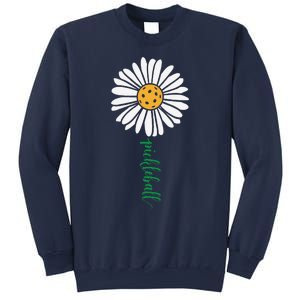 Pickleball Daisy Flower Sweatshirt