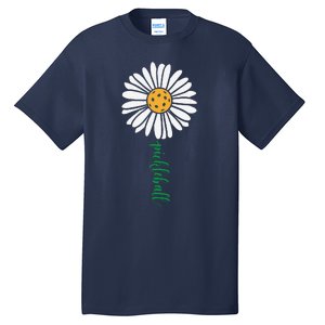 Pickleball Daisy Flower Tall T-Shirt